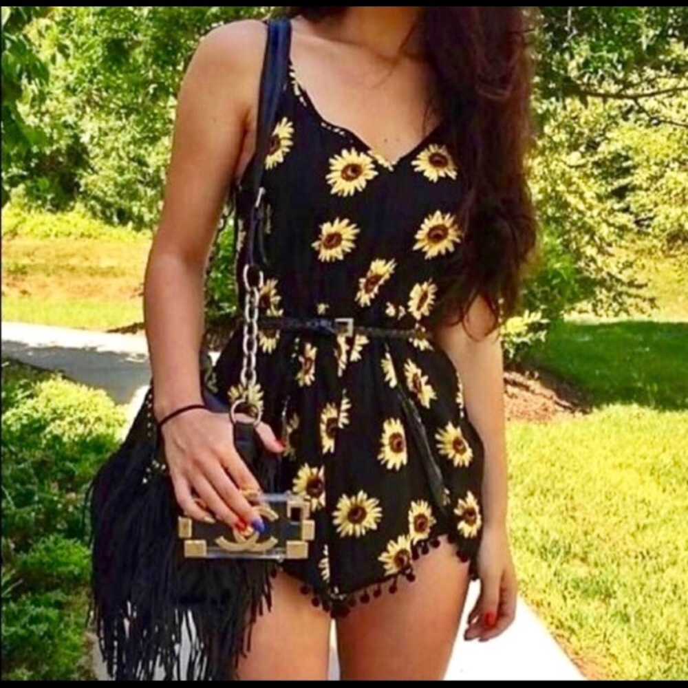 Sunflower Romper